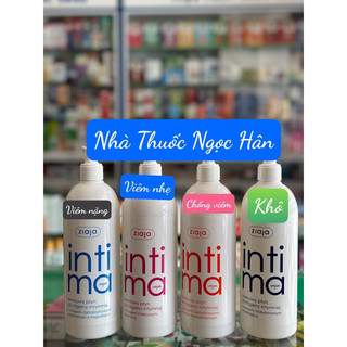 Intima 4 màu dung dịch vệ sinh chai 500ml