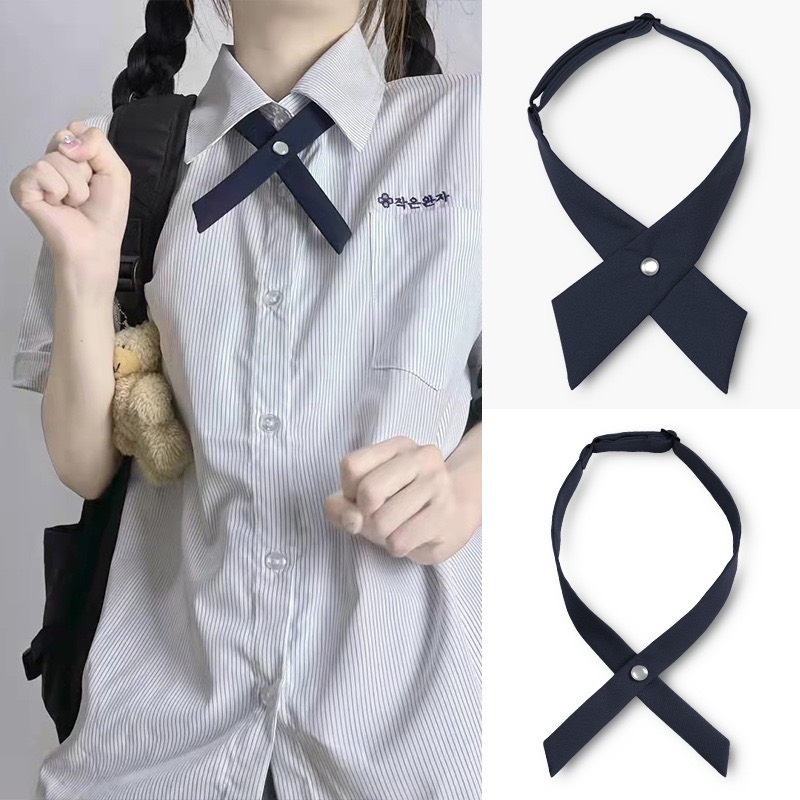 ( Tổng hợp) Nơ/ Cà vạt cài cổ áo phong cách JK Nhật Bản, Nơ/Cà vạt đồng phục tổng hợp nhiều mẫu