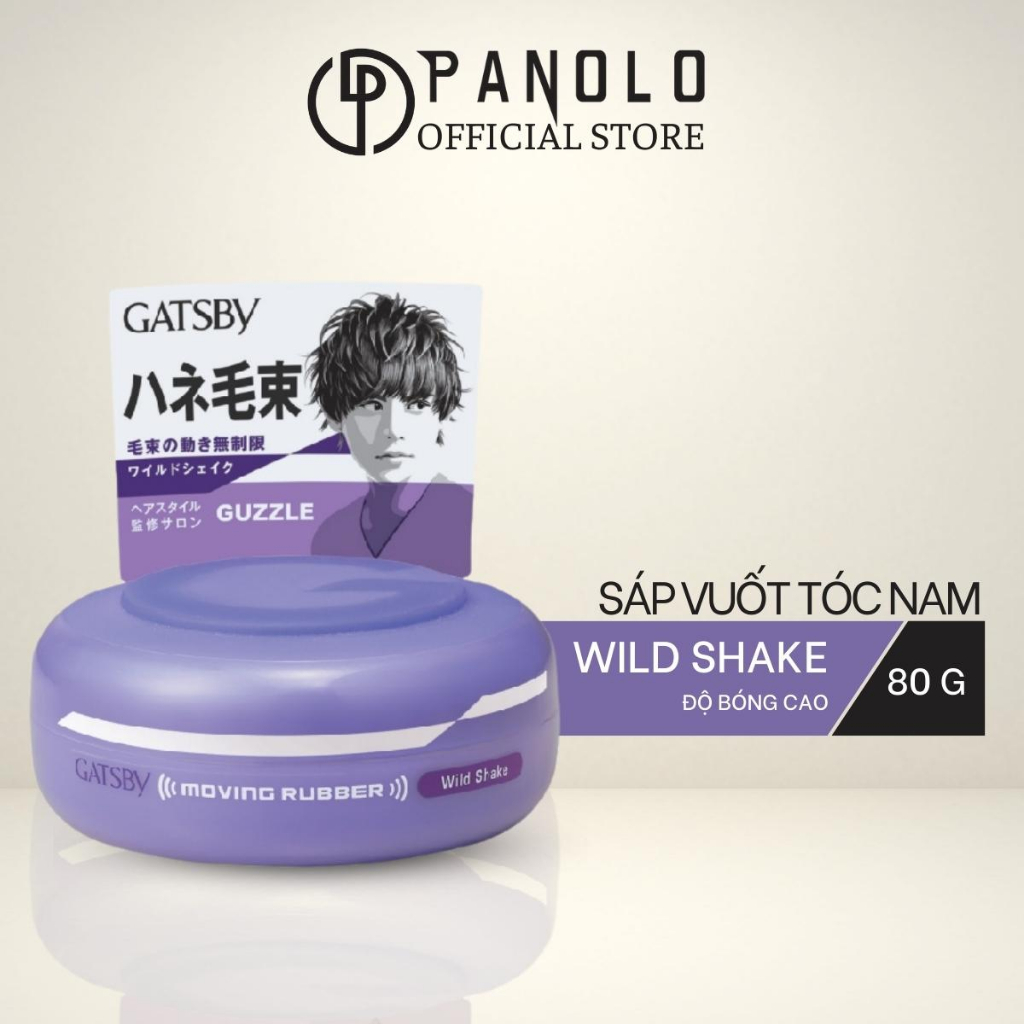 Keo Vuốt Tóc Gatsby Moving Rubber Wild Shake 80g