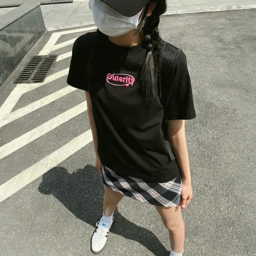 Áo Thun Baby Tee Outerity - Heart Satellite Tee Unisex Nam Nữ Localbrand Sgenz.studio