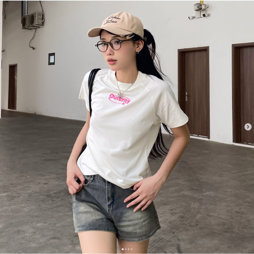 Áo Thun Baby Tee Outerity - Heart Satellite Tee Unisex Nam Nữ Localbrand Sgenz.studio