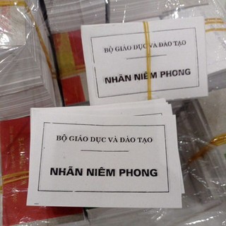 Nhãn Niêm Phong theo mẫu của bộ gd&dt (500 tờ,kt6*9cm)