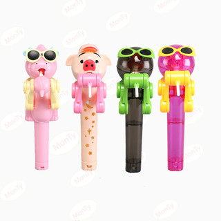Combo 5 chú Robot tay cầm kẹo mút Dongdong/ Kẹo robot cute có nhiều hình hài dễ thương