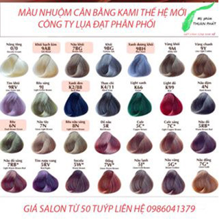 Thuốc nhuộm tóc Kami