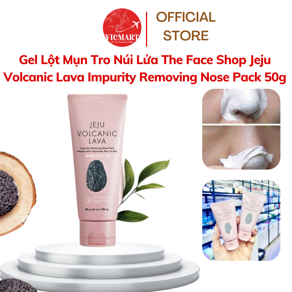 Gel lột mụun Jeju Volcanic Lava The Face Shop - Tuýp 50g