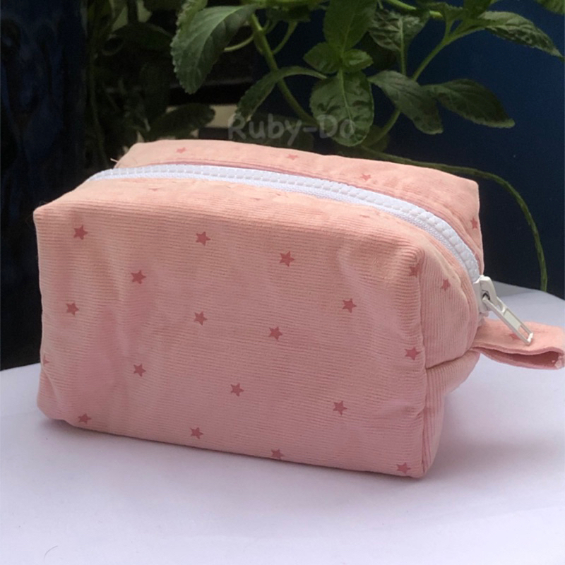 Hộp bút vải, túi pouch hoạ tiết ngôi sao Ruby-Do