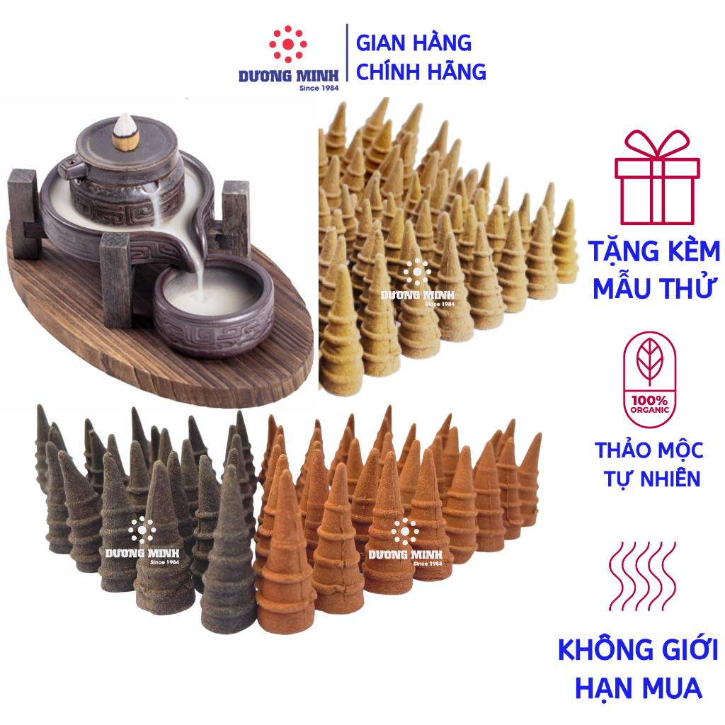 Nụ trầm Dương Minh nụ khói ngược trầm quế, ngải cứu, thảo mộc, bồ kết đuổi muỗi, xông nhà 100% nguyên liệu tự nhiên