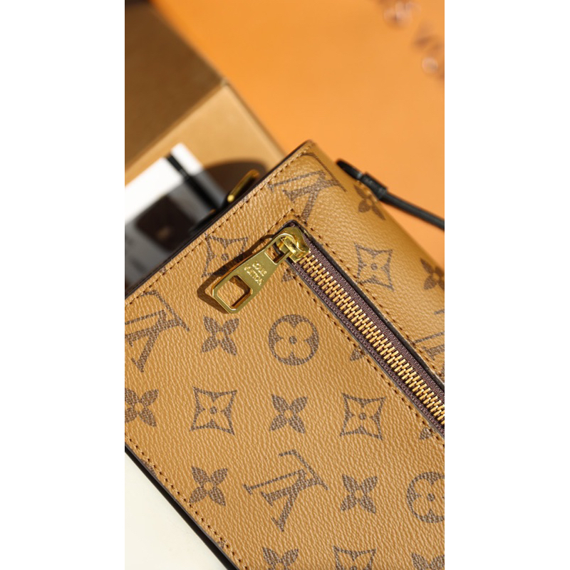 Túi Quai xách Metis da thật size 19cm fullbox nam châm + box carton kèm bill và dustbag xịn xò W266-19