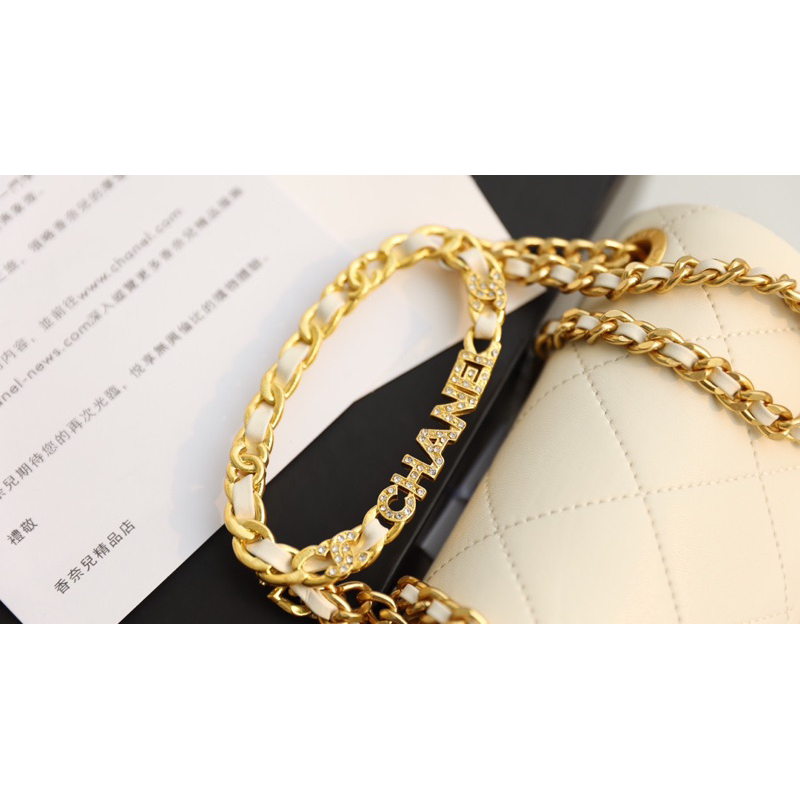 Túi Xaleo quai logo kim loại fullbox nam châm nguyên seal 2 lớp 1 mẫu : Đen khoá vàng size 18cm W165-18