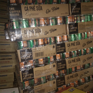 Thùng 24 Lon Cà Phê Sữa Espresso The Coffee House Gu đậm 180ml