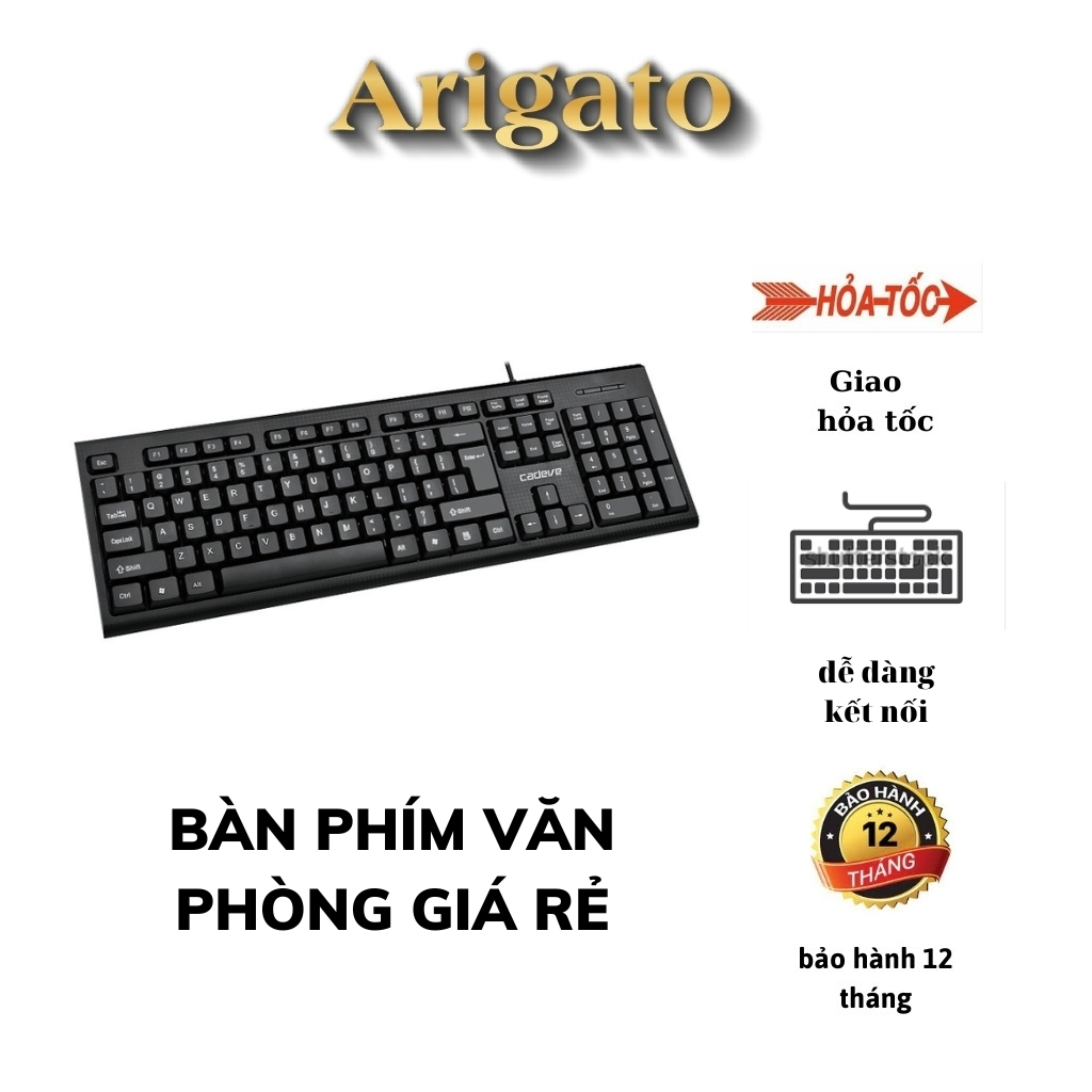 Bàn phím có dây led dành cho văn phòng, game nhẹ giá rẻ