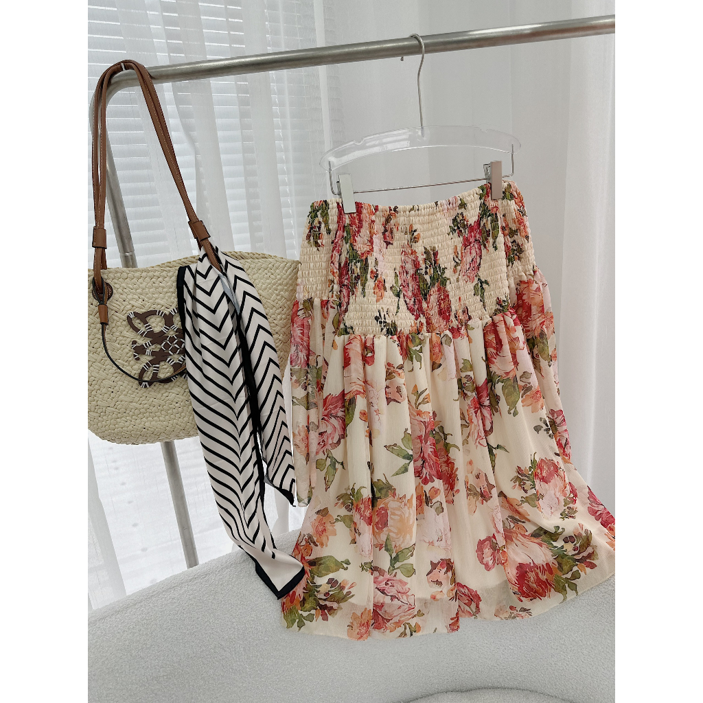 ĐẦM BẸT VAI BO CHUN NGỰC TAY PHỒNG ỐNG LOE (TH)