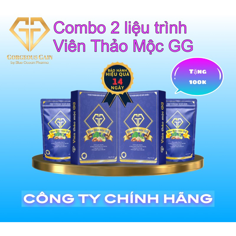 Viên Thảo Mộc GG combo 2 hộp-Giảm Cân Chính Hãng | BigBuy360 - bigbuy360.vn
