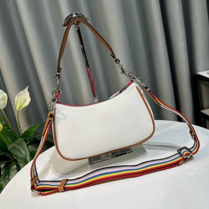 Túi C0ach Teri dáng thuyền mới hoạ tiết icon xinh xắn trẻ trung