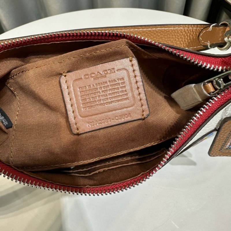 Túi C0ach Teri dáng thuyền mới hoạ tiết icon xinh xắn trẻ trung