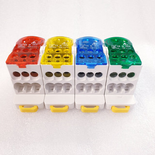 125a - cầu đấu chia dây điện, hộp đấu chia dây điện gắn ray dòng tải 125a - ukk125