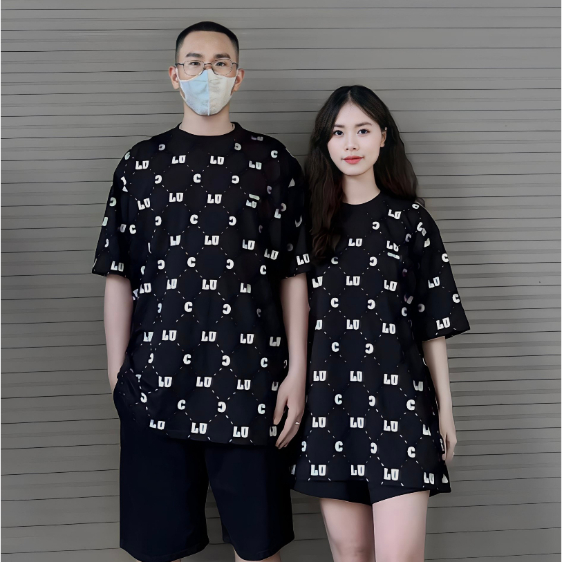 Áo Thun Local Brand Unisex LUCID Monogram Nam Nữ Tay Lỡ From Rộng Chất Cotton