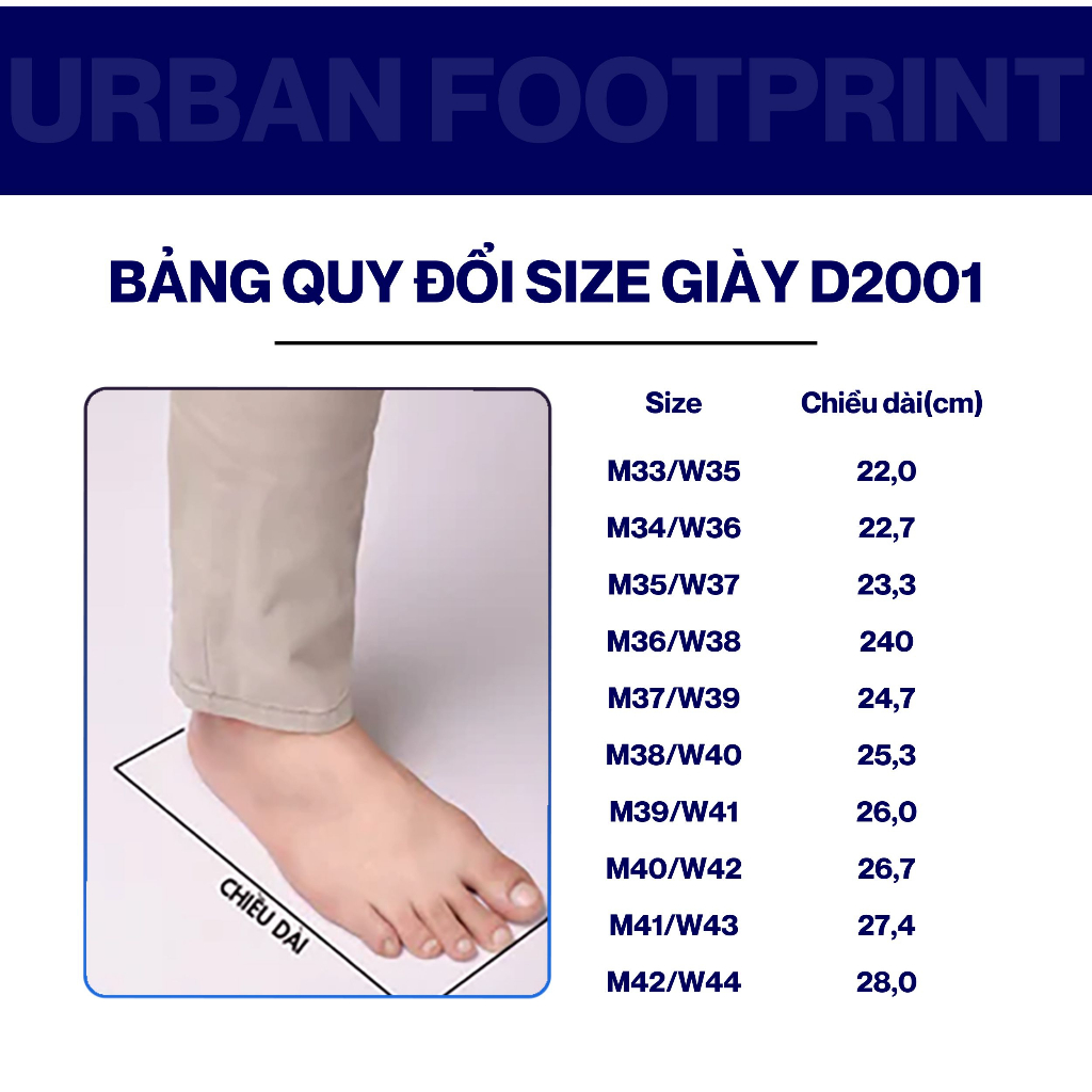 Giày slipon, giày nhựa nam nữ Eva Urban Footprint in hình họa tiết, cá tính D2001 AD4