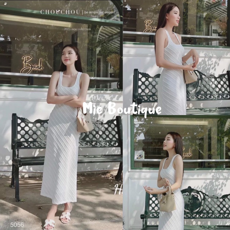 Đầm Body Ren Xốp Dáng Dài Tiểu Thư Sang Chảnh Mặc Đi Chơi Đi Biển Siêu Xinh