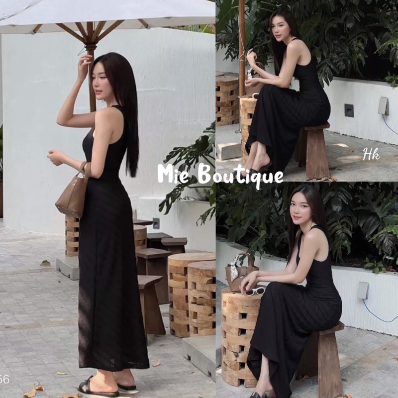 Đầm Body Ren Xốp Dáng Dài Tiểu Thư Sang Chảnh Mặc Đi Chơi Đi Biển Siêu Xinh