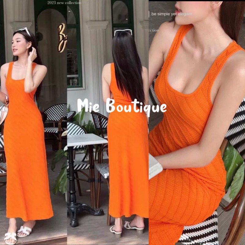 Đầm Body Ren Xốp Dáng Dài Tiểu Thư Sang Chảnh Mặc Đi Chơi Đi Biển Siêu Xinh