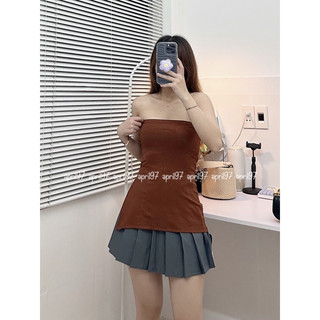 Áo thun cúp ngực xẻ tà (ảnh thật/ có sẵn)
