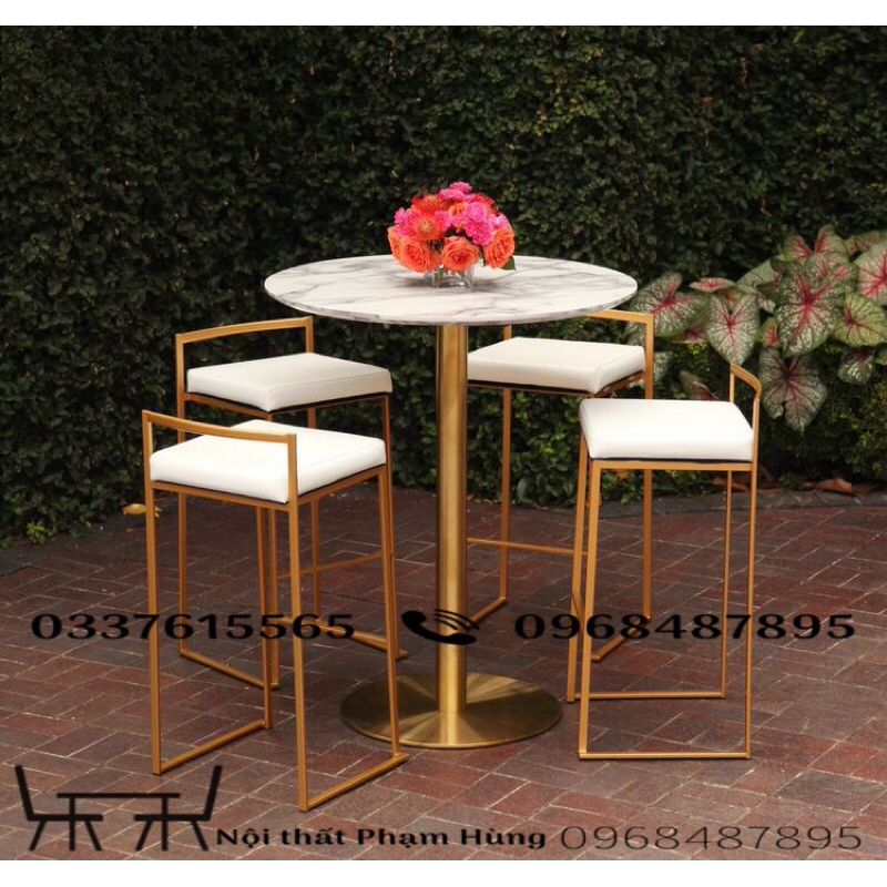 Bộ bàn ghế bar decor,bàn ghế beer club, cafe chill