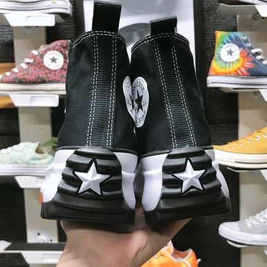 Giày_Converse Run Star cao cổ vải đen, Sneaker CV bản Like.Aut Oder mới 100% đầy đủ pk | BigBuy360 - bigbuy360.vn