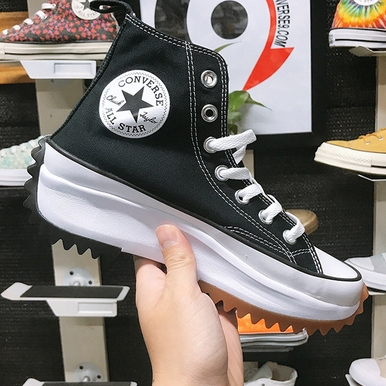Giày_Converse Run Star cao cổ vải đen, Sneaker CV bản Like.Aut Oder mới 100% đầy đủ pk | BigBuy360 - bigbuy360.vn
