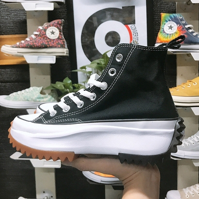 Giày_Converse Run Star cao cổ vải đen, Sneaker CV bản Like.Aut Oder mới 100% đầy đủ pk | BigBuy360 - bigbuy360.vn
