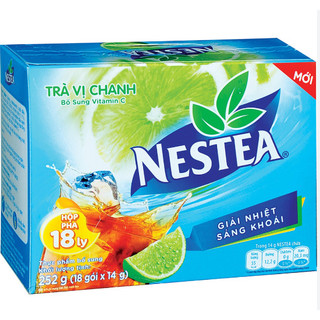 Trà NESTEA vị Chanh (Hộp 18 gói x 14g)