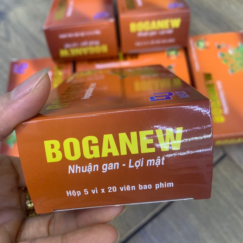 Viên uống bổ gan lợi mật Boganew,hộp 100 v,tăng cường chức năng gan ,