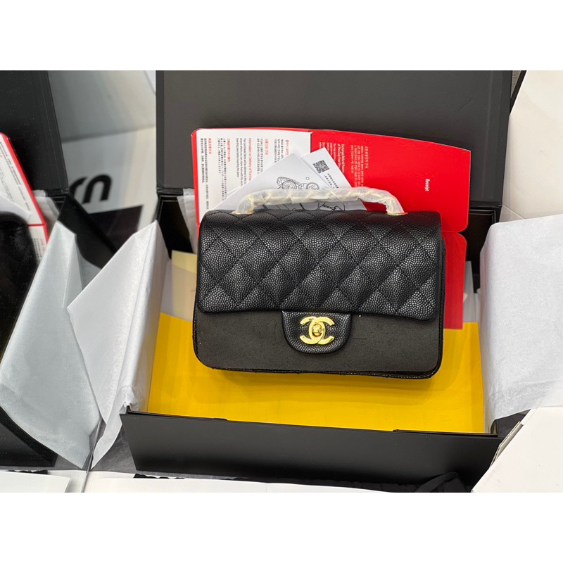 Túi Xaleo mini 8 CHẤT DA HỘT CAVIAR SIZE MINI 8 20 CM FULLBOX VIP 2 LỚP W166-20