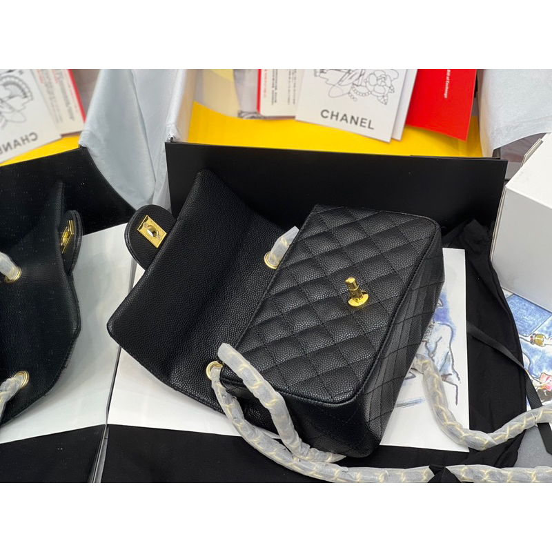 Túi Xaleo mini 8 CHẤT DA HỘT CAVIAR SIZE MINI 8 20 CM FULLBOX VIP 2 LỚP W166-20