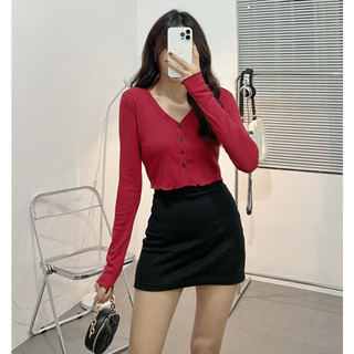 Áo nút cuốn biên TD