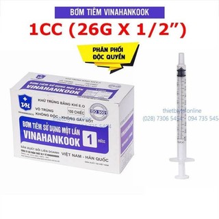 Bơm tiêm 1cc Vinahankook