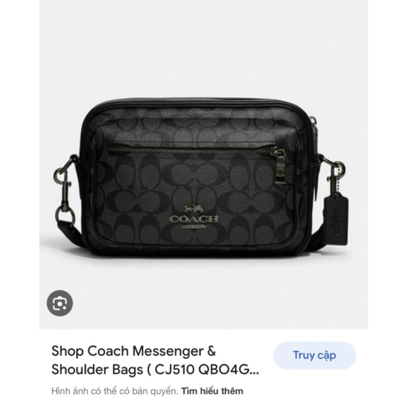 🌈 Coach | Messenger & Shoulder Bags Thiết kế trẻ trung, năng động