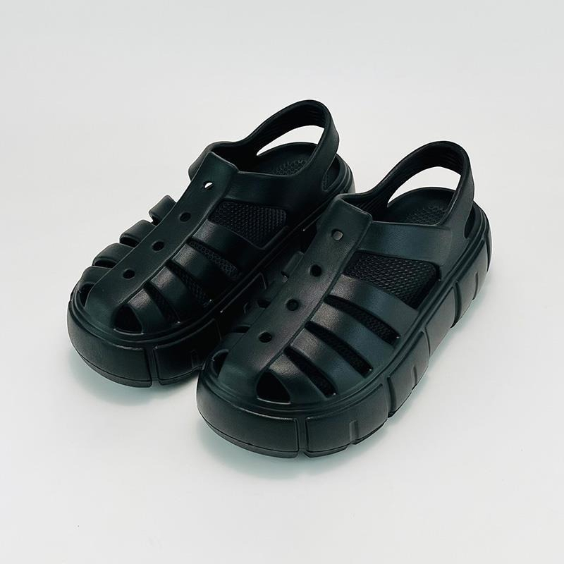 Dép sandal nữ - Dép quai hậu đi học, đi chơi Độn Đế  tặng sticker ngẫu nhiên