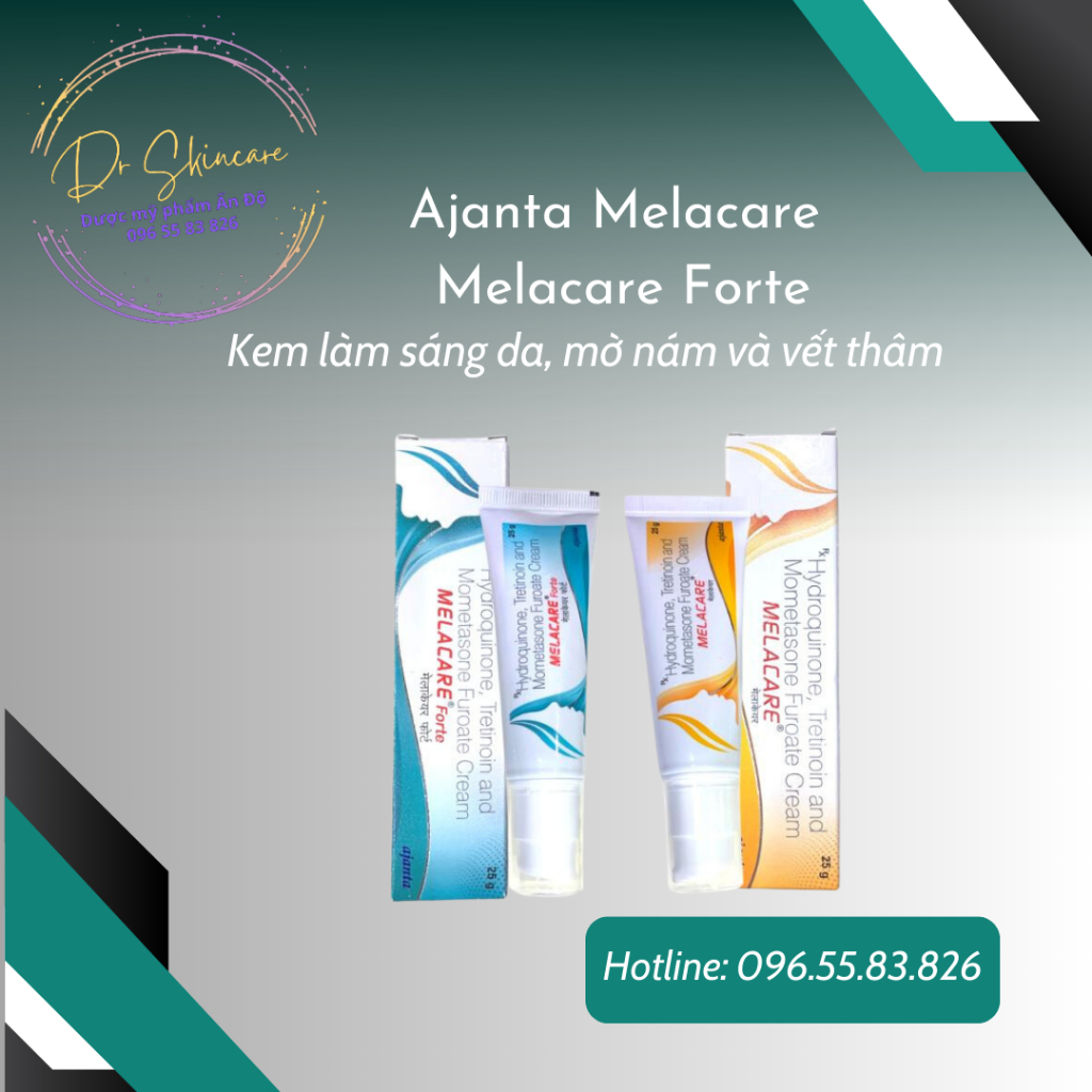Kem giảm nám tàn nhang sáng da Melacare- Melacare Forte 25g