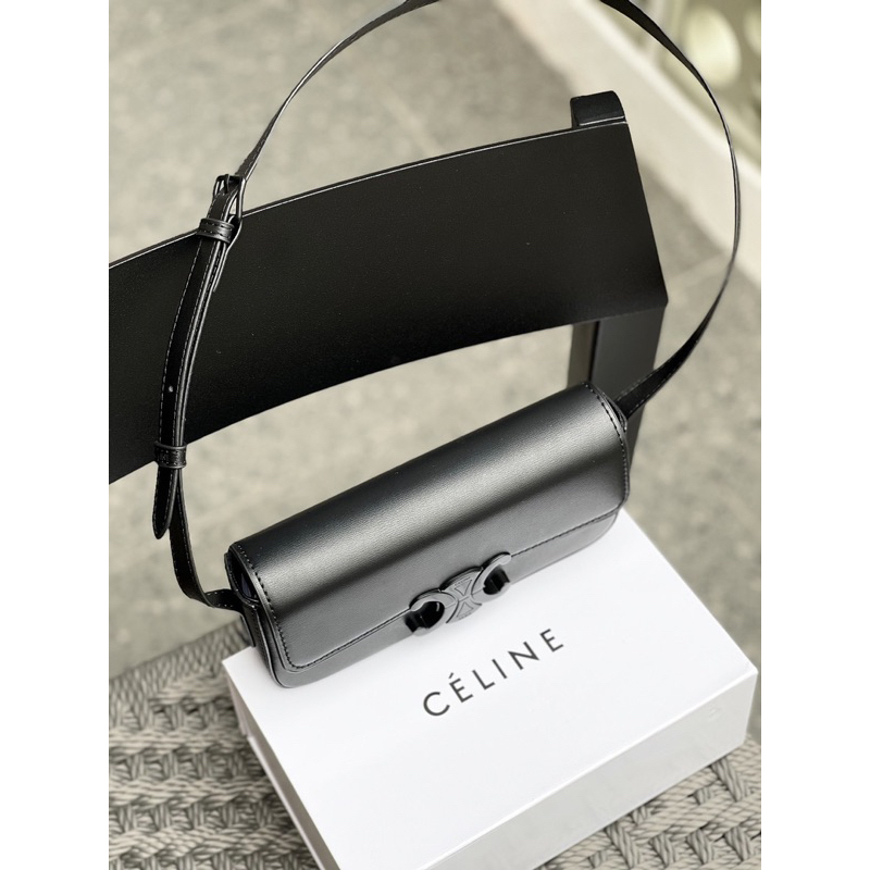 Túi đeo kẹp nách Xelin black version Full box nam châm , hàng nét đẹp chuẩn form size 20cm W666-20