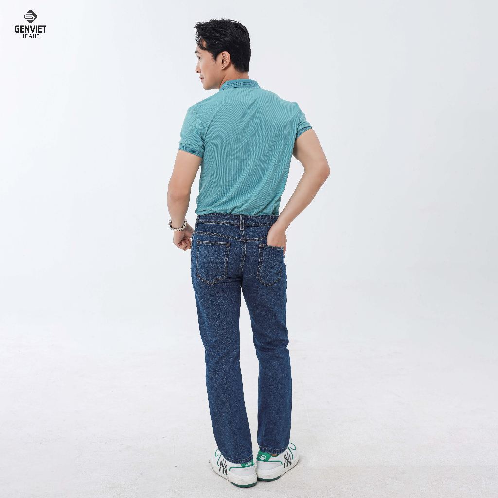 Quần Dài Jeans Nam Ống Đứng D1109J8135 GENVIET