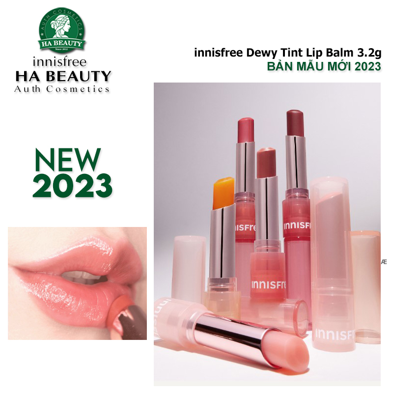 Son dưỡng môi có màu làm mềm môi innisfree Dewy Tint Lip Balm 3.2g