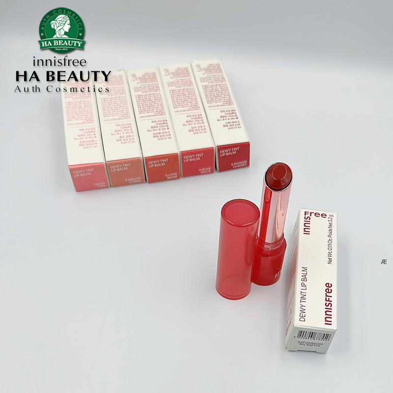 Son dưỡng môi có màu làm mềm môi innisfree Dewy Tint Lip Balm 3.2g