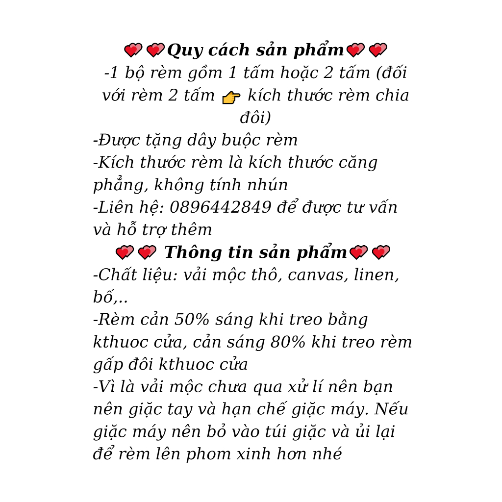 Rèm Phối Hoạ Tiết Dây Thừng Phong cách Vintage, Trang Trí Cửa Sổ