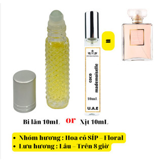 Tinh dầu Thơm Nước hoa Dubai Coco MademoiseIIe Gợi cảm , Quyến rũ , Sang trọng
