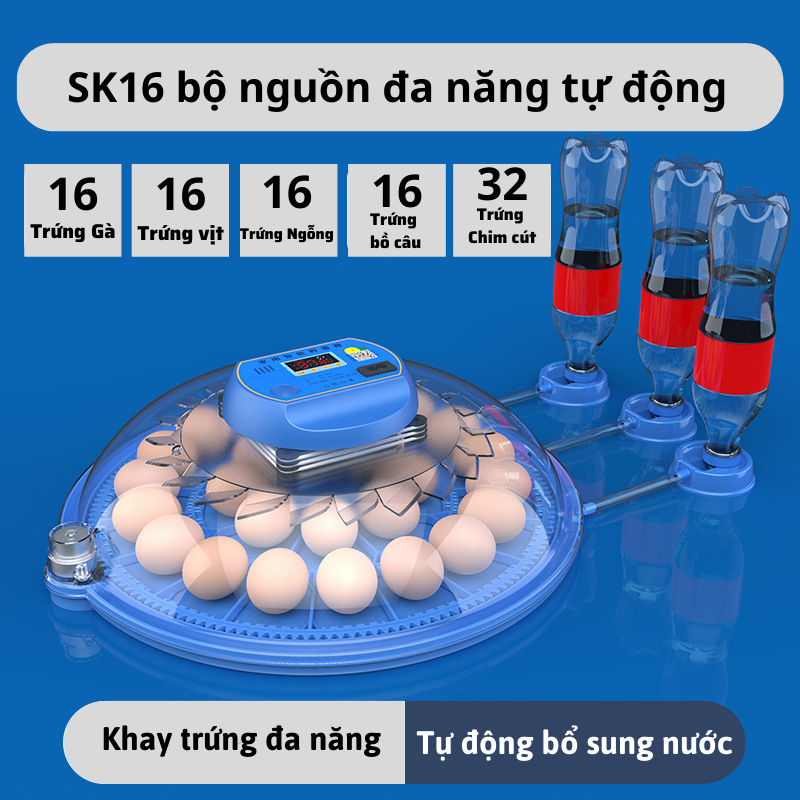 Máy ấp trứng gà mini thông minh Dương Ninh tự đảo hiện đại MAT71