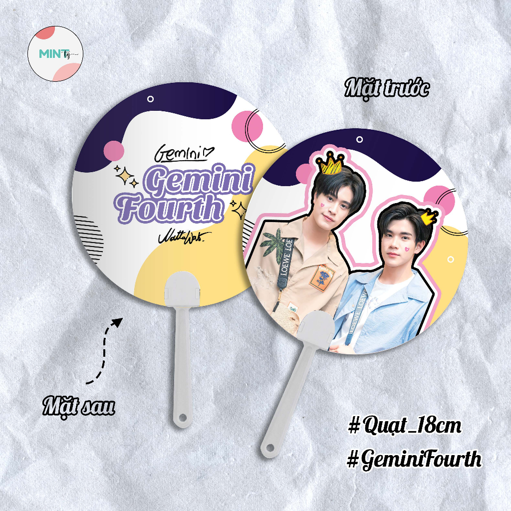 Quạt tròn GeminiFourth 18cm