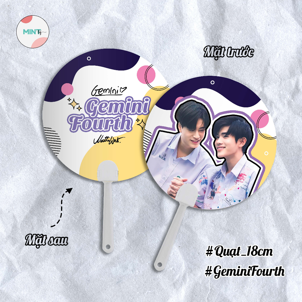 Quạt tròn GeminiFourth 18cm