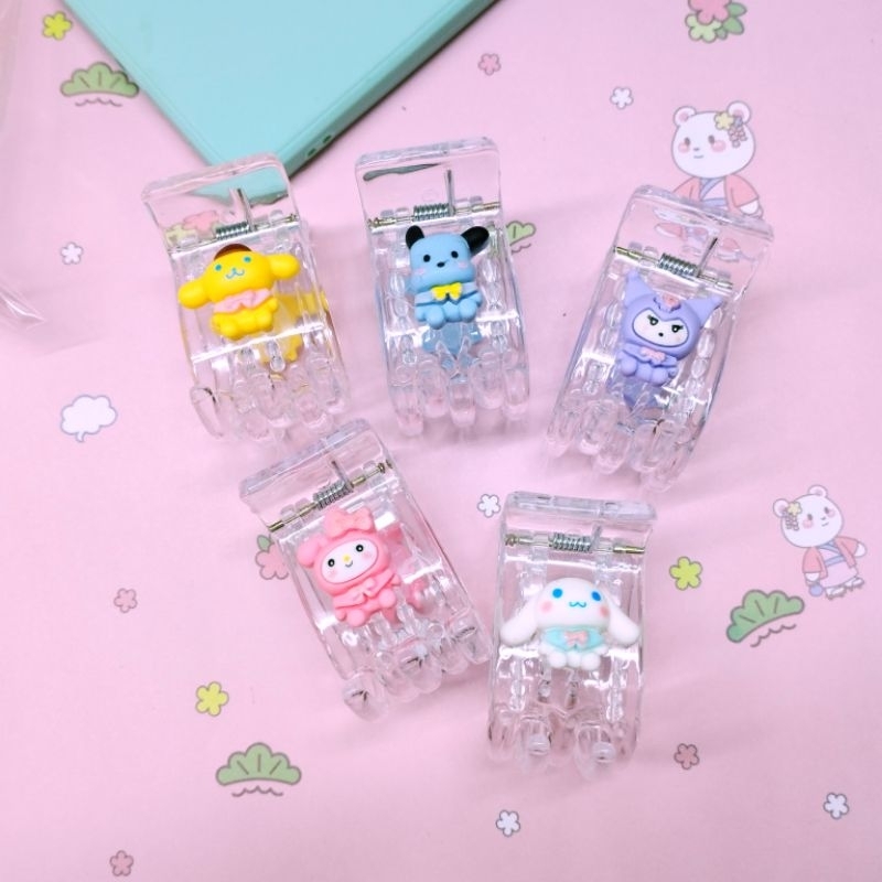 SANRIO Kuromi - Set 5-8 kẹp càng cua hình Sanrio đủ mẫu cho nữ 2023