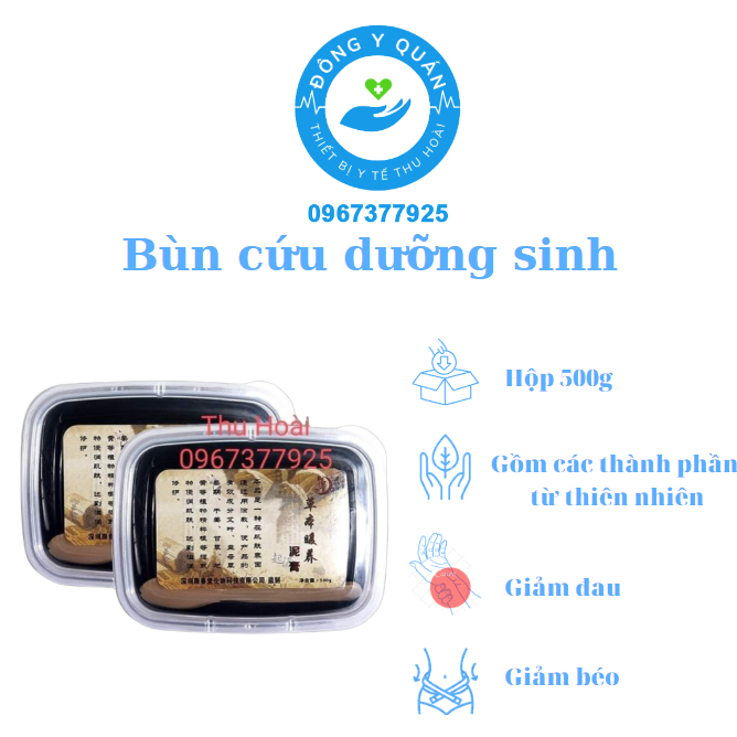 Bùn Cứu Dưỡng Sinh - Hiệu quả kép vừa hỗ trợ trị liệu vừa giảm béo- Hộp 500g